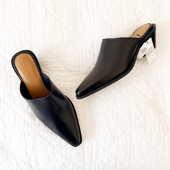 Banana Republic Shoes - NEW Banana Republic Black Mules 7 NIB